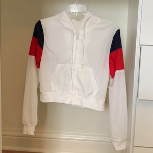Brandy Melville zip windbreaker